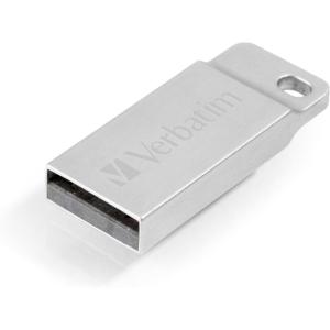 imageVerbatim 32GB Metal Executive USB Flash Drive  Silver  98749Silver
