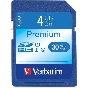 imageVerbatim 32GB Premium SDHC Memory Card UHSI Class 10 Blue1 Count Pack of 1