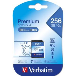 imageVerbatim 32GB Premium SDHC Memory Card UHSI Class 10 Blue256gb