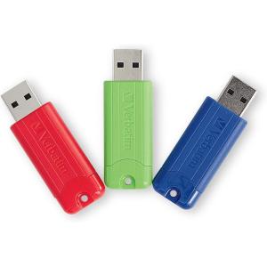 imageVerbatim 64GB Pinstripe USB 32 Gen 1 Flash Drive Retractable Thumb Drive  5 Pack  Multicolor Green Blue Red Purple Cyan3