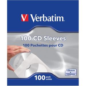 imageVerbatim CDDVD Paper Sleeveswith clear window 50pk100pk