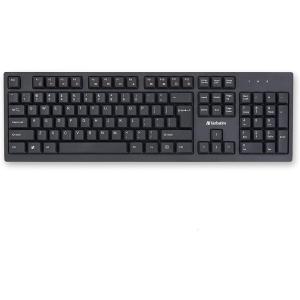 imageVerbatim Slimline Wired Keyboard and Mouse Combo USB PlugandPlay Numeric Keypad Adjustable Tilt Legs Optical Corded Mouse FullSize Computer Keyboard Compatible with PC Laptop  FFP Packaging BlackWireless Keyboard