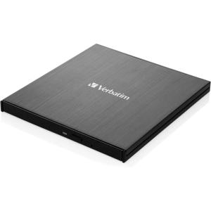 imageVerbatim Ultra HD 4K CD DVD Bluray Writer USB 32 GEN 1 USBC Connectivity Slim Brushed Metal Enclosure Compatible with Mac and PC with Free 25GB Verbatim Bluray disc4K CDDVDBluRay