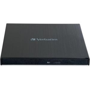 imageVerbatim Ultra HD 4K CD DVD Bluray Writer USB 32 GEN 1 USBC Connectivity Slim Brushed Metal Enclosure Compatible with Mac and PC with Free 25GB Verbatim Bluray discCDDVDBluRay