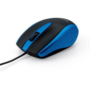 imageVerbatim Wired USB Computer Mouse  Corded USB Mouse for Laptops and PCs  Right or Left Hand Use White 99740 14quot x 24quot x 39quotBlue