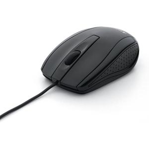 imageVerbatim Wired USB Computer Mouse  Corded USB Mouse for Laptops and PCs  Right or Left Hand Use White 99740 14quot x 24quot x 39quotGlossy Black