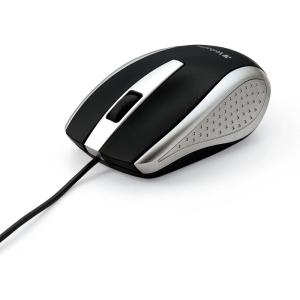 imageVerbatim Wired USB Computer Mouse  Corded USB Mouse for Laptops and PCs  Right or Left Hand Use White 99740 14quot x 24quot x 39quotSilver