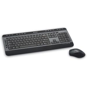imageVerbatim Wireless Multimedia Keyboard and 6Button Mouse Combo  24GHz with Nano Receiver  Mac ampamp PC Compatible  Black  99788