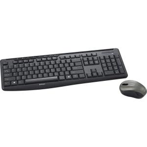 imageVerbatim Wireless Silent Mouse ampamp Keyboard Combo  24GHz with Nano Receiver  Ergonomic Noiseless and Silent for Mac and Windows  Graphite 99779