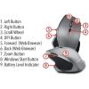 imageVerbatim 24G Wireless 8Button LED Ergonomic Deluxe Mouse  Computer Mouse with Nano Receiver for Mac and PC  GraphiteBlue