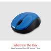 imageVerbatim 24G Wireless LED Silent Mouse  Noiseless and Silent Click Computer Mouse with Nano Receiver for Mac and PC  Silver14 X 23 X 37