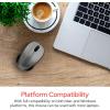imageVerbatim 24G Wireless LED Silent Mouse  Noiseless and Silent Click Computer Mouse with Nano Receiver for Mac and PC  Silver14 X 23 X 37