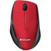 imageVerbatim 97992 Wireless MultiTrac Mouse 24GHz with Nano Receiver  Ergonomic Blue LED Portable Mouse for Mac and Windows  BlackRed