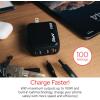 imageVerbatim Mini GaN Wall Charger 100W 3 Port 2X USBC Ports PD 30 PPS up to 100W 1x USBA Port QC 30 up to 30W100W