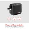 imageVerbatim Mini GaN Wall Charger 100W 3 Port 2X USBC Ports PD 30 PPS up to 100W 1x USBA Port QC 30 up to 30W100W