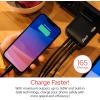 imageVerbatim Mini GaN Wall Charger 100W 3 Port 2X USBC Ports PD 30 PPS up to 100W 1x USBA Port QC 30 up to 30W165W