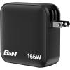 imageVerbatim Mini GaN Wall Charger 100W 3 Port 2X USBC Ports PD 30 PPS up to 100W 1x USBA Port QC 30 up to 30W165W