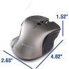 imageVerbatim USBC Wireless Blue LED Mouse Teal 24GHzGraphite