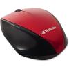 imageVerbatim 97992 Wireless MultiTrac Mouse 24GHz with Nano Receiver  Ergonomic Blue LED Portable Mouse for Mac and Windows  BlackRed