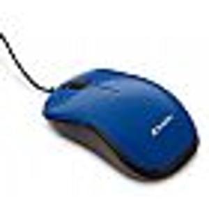 imageVerbatim USB Silent Corded Optical Mouse  Computer Wired Noiseless and Silent Click Mouse for Mac and PC  BlackBlue