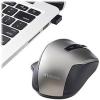 imageVerbatim 24G Wireless Ergonomic LED Silent Mouse  Noiseless and Silent Click Computer Mouse with Nano Receiver for Mac and PC  Graphite