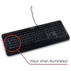 imageVerbatim Illuminated Wired Keyboard BlackNo Size