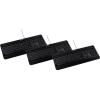 imageVerbatim Illuminated Wired Keyboard BlackNo Size Pack of 3