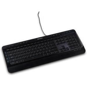 imageVerbatim Illuminated Wired Keyboard BlackNo Size