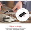 image:imageVerbatim 8GB Pinstripe USB 20 Flash Drive Retractable Thumb Drive  Black16 GB